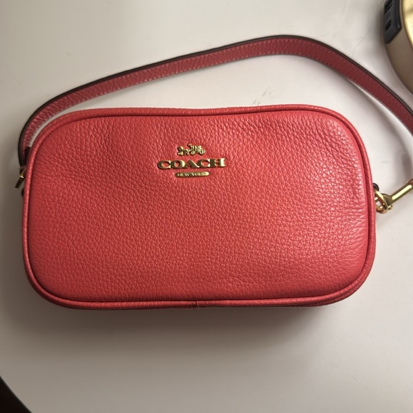 Coach Jamie Wristlet in Watermelon Pink - Picture 2 of 9